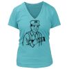 Women's Premium Deep V-Neck T-Shirt Thumbnail