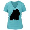 Women's Premium Deep V-Neck T-Shirt Thumbnail