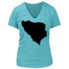 Women's Premium Deep V-Neck T-Shirt Thumbnail