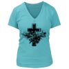 Women's Premium Deep V-Neck T-Shirt Thumbnail