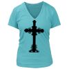 Women's Premium Deep V-Neck T-Shirt Thumbnail