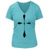 Women's Premium Deep V-Neck T-Shirt Thumbnail