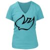Women's Premium Deep V-Neck T-Shirt Thumbnail