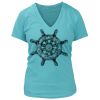 Women's Premium Deep V-Neck T-Shirt Thumbnail