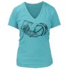 Women's Premium Deep V-Neck T-Shirt Thumbnail