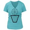 Women's Premium Deep V-Neck T-Shirt Thumbnail