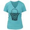 Women's Premium Deep V-Neck T-Shirt Thumbnail