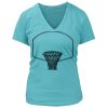 Women's Premium Deep V-Neck T-Shirt Thumbnail
