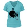 Women's Premium Deep V-Neck T-Shirt Thumbnail