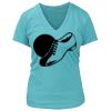 Women's Premium Deep V-Neck T-Shirt Thumbnail