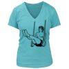 Women's Premium Deep V-Neck T-Shirt Thumbnail