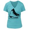 Women's Premium Deep V-Neck T-Shirt Thumbnail