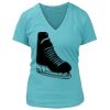 Women's Premium Deep V-Neck T-Shirt Thumbnail