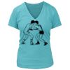 Women's Premium Deep V-Neck T-Shirt Thumbnail