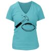 Women's Premium Deep V-Neck T-Shirt Thumbnail