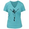 Women's Premium Deep V-Neck T-Shirt Thumbnail