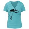 Women's Premium Deep V-Neck T-Shirt Thumbnail