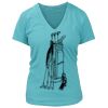 Women's Premium Deep V-Neck T-Shirt Thumbnail