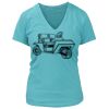 Women's Premium Deep V-Neck T-Shirt Thumbnail
