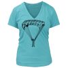 Women's Premium Deep V-Neck T-Shirt Thumbnail