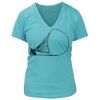 Women's Premium Deep V-Neck T-Shirt Thumbnail
