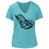 Women's Premium Deep V-Neck T-Shirt Thumbnail