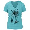 Women's Premium Deep V-Neck T-Shirt Thumbnail