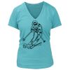 Women's Premium Deep V-Neck T-Shirt Thumbnail