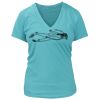Women's Premium Deep V-Neck T-Shirt Thumbnail