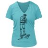 Women's Premium Deep V-Neck T-Shirt Thumbnail