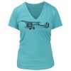 Women's Premium Deep V-Neck T-Shirt Thumbnail