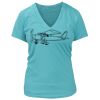 Women's Premium Deep V-Neck T-Shirt Thumbnail