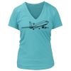 Women's Premium Deep V-Neck T-Shirt Thumbnail