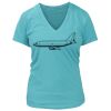 Women's Premium Deep V-Neck T-Shirt Thumbnail