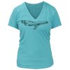 Women's Premium Deep V-Neck T-Shirt Thumbnail