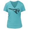 Women's Premium Deep V-Neck T-Shirt Thumbnail