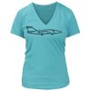 Women's Premium Deep V-Neck T-Shirt Thumbnail