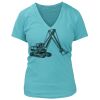 Women's Premium Deep V-Neck T-Shirt Thumbnail