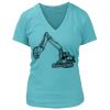 Women's Premium Deep V-Neck T-Shirt Thumbnail