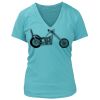 Women's Premium Deep V-Neck T-Shirt Thumbnail