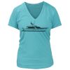 Women's Premium Deep V-Neck T-Shirt Thumbnail