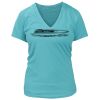 Women's Premium Deep V-Neck T-Shirt Thumbnail