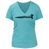 Women's Premium Deep V-Neck T-Shirt Thumbnail