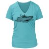 Women's Premium Deep V-Neck T-Shirt Thumbnail