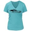 Women's Premium Deep V-Neck T-Shirt Thumbnail