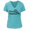 Women's Premium Deep V-Neck T-Shirt Thumbnail