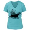 Women's Premium Deep V-Neck T-Shirt Thumbnail