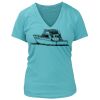 Women's Premium Deep V-Neck T-Shirt Thumbnail