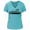 Women's Premium Deep V-Neck T-Shirt Thumbnail
