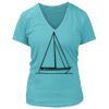 Women's Premium Deep V-Neck T-Shirt Thumbnail